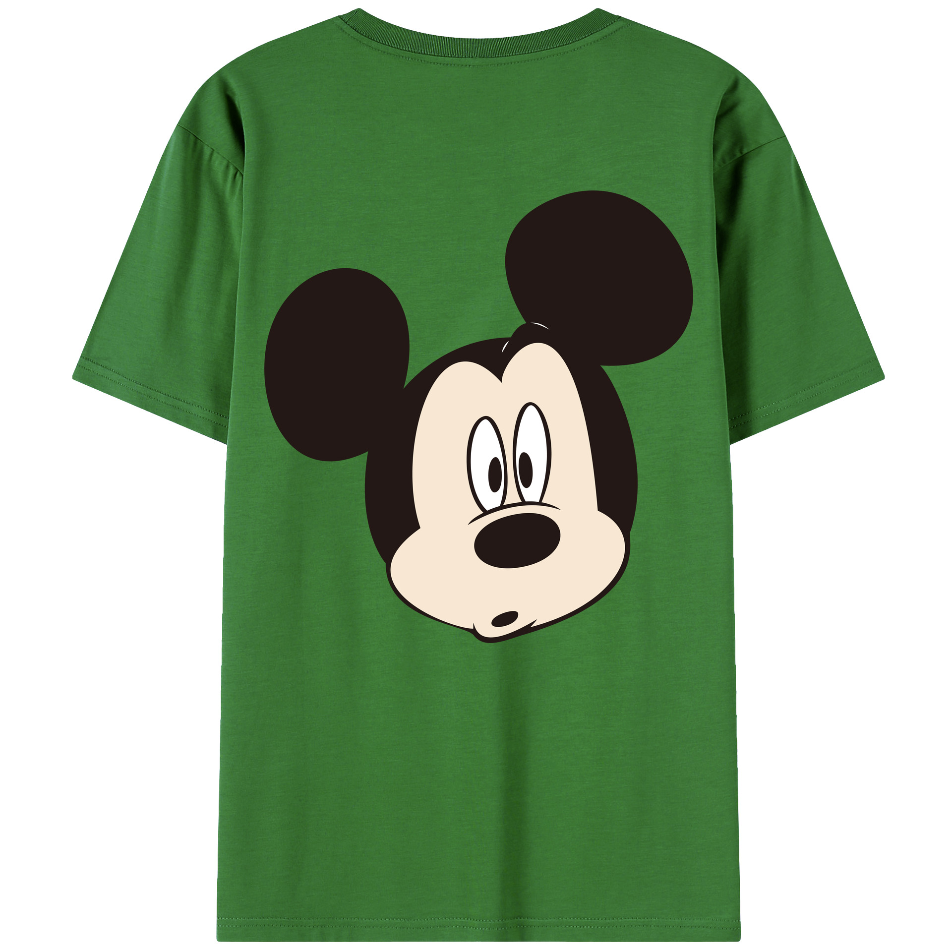 （画像用） ミッキーマウス Mickey Mouse レディース半袖Tシャツ(バックプリント)